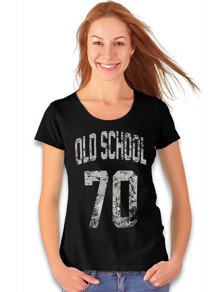 oldschool-1970-damen-t-shirt schwarz 2