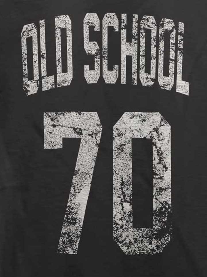 oldschool-1970-t-shirt dunkelgrau 4