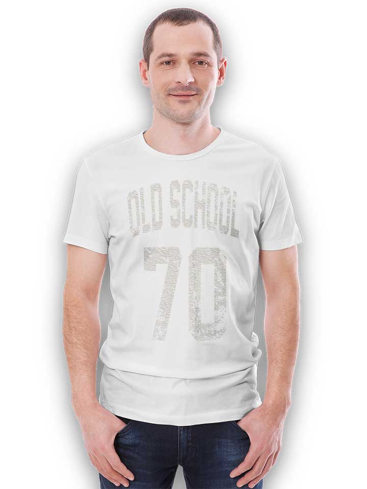 oldschool-1970-t-shirt weiss 2