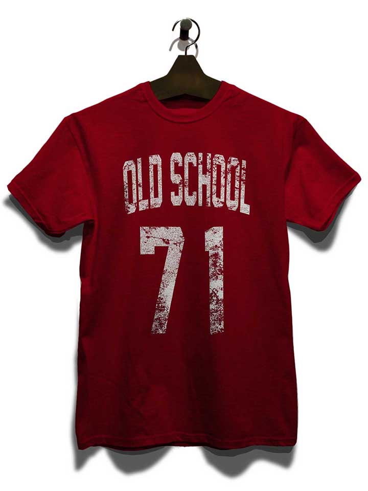 oldschool-1971-t-shirt bordeaux 3