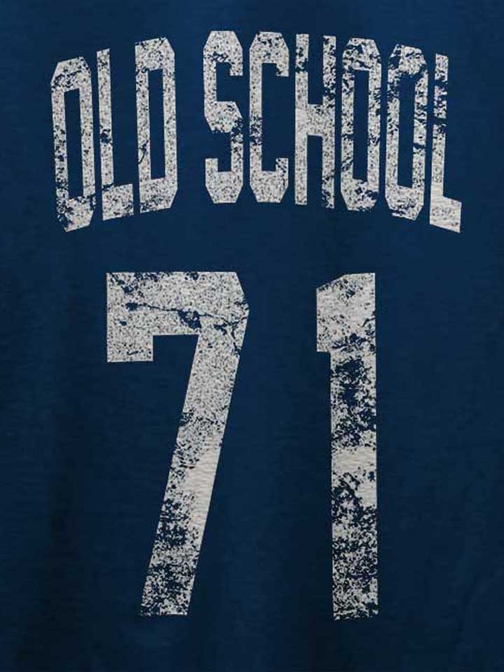 oldschool-1971-t-shirt dunkelblau 4