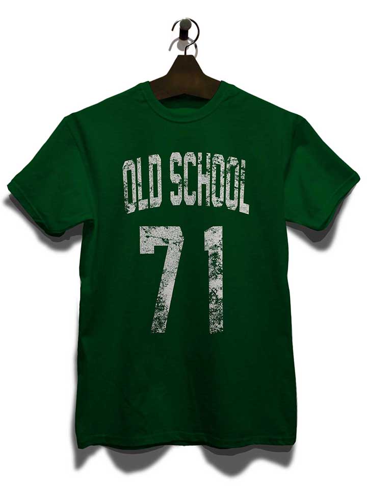 oldschool-1971-t-shirt dunkelgruen 3