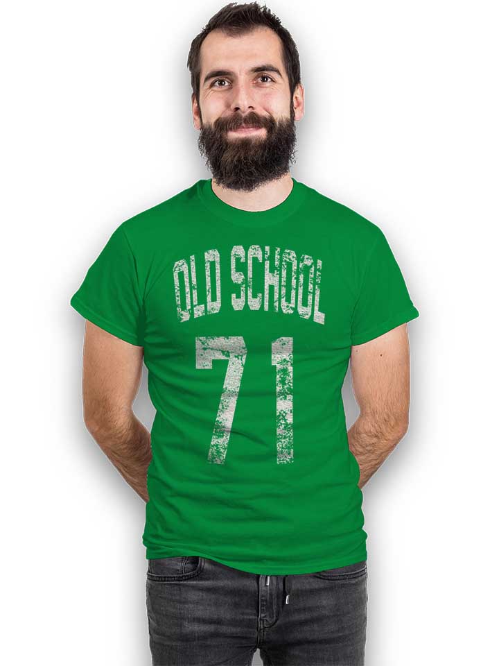 oldschool-1971-t-shirt gruen 2