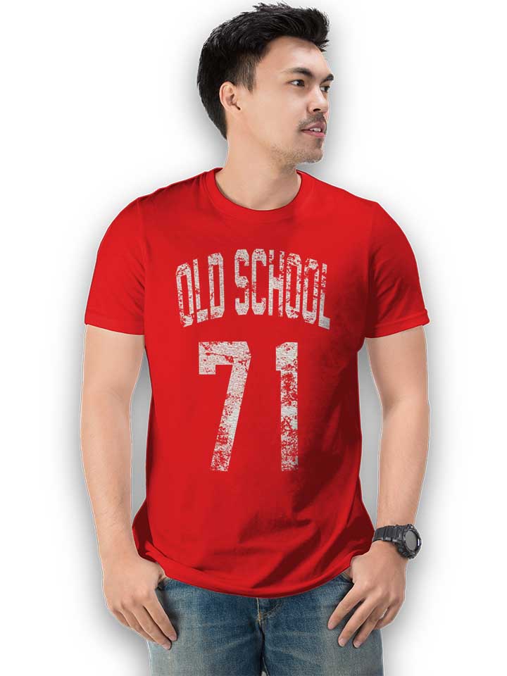 oldschool-1971-t-shirt rot 2