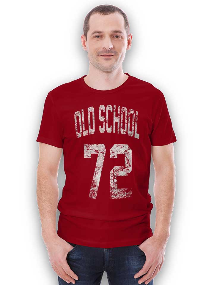 oldschool-1972-t-shirt bordeaux 2