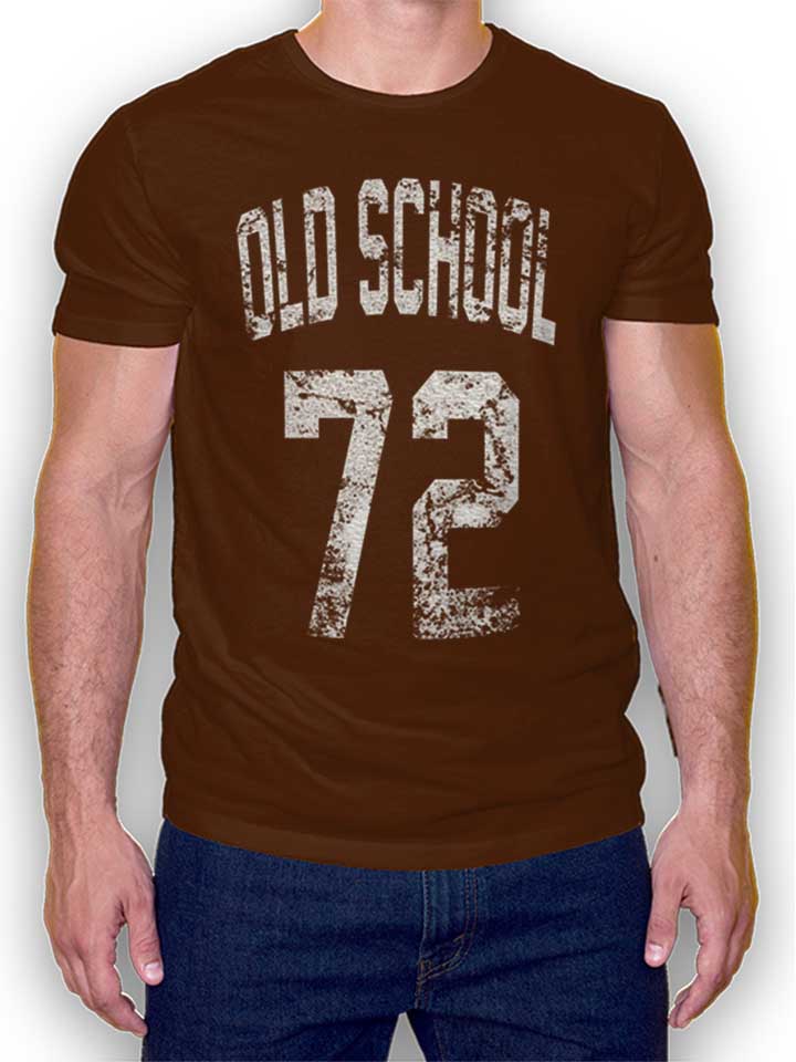 Oldschool 1972 T-Shirt braun L