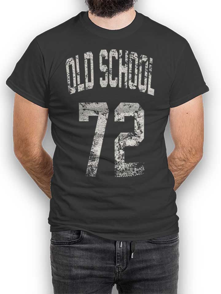 Oldschool 1972 T-Shirt dunkelgrau L