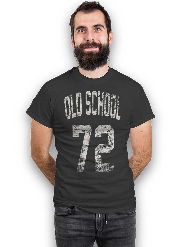 oldschool-1972-t-shirt dunkelgrau 2
