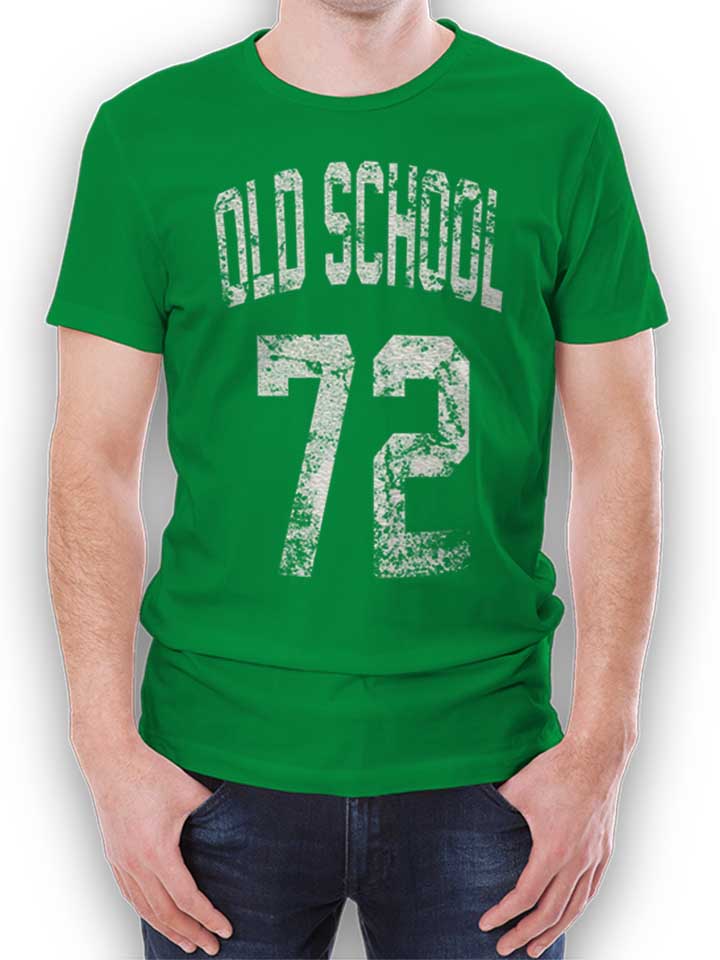 Oldschool 1972 T-Shirt vert L
