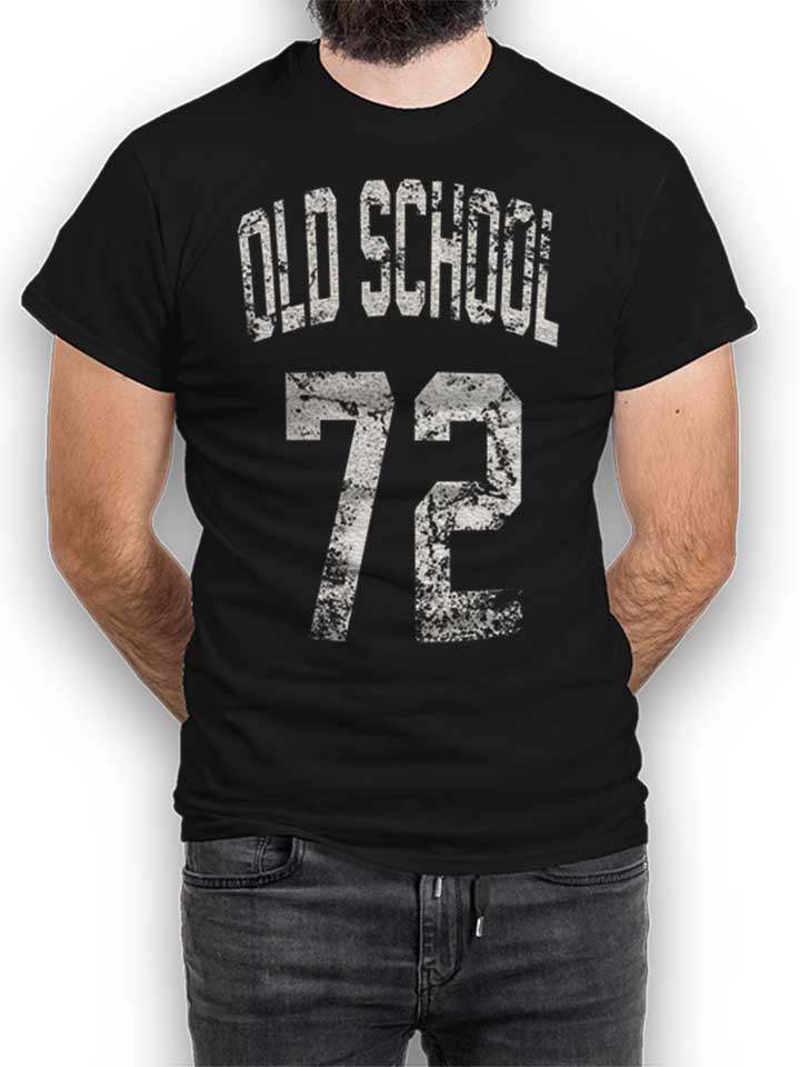 Oldschool 1972 T-Shirt schwarz L