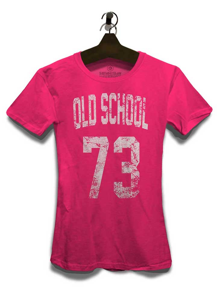 oldschool-1973-damen-t-shirt fuchsia 3