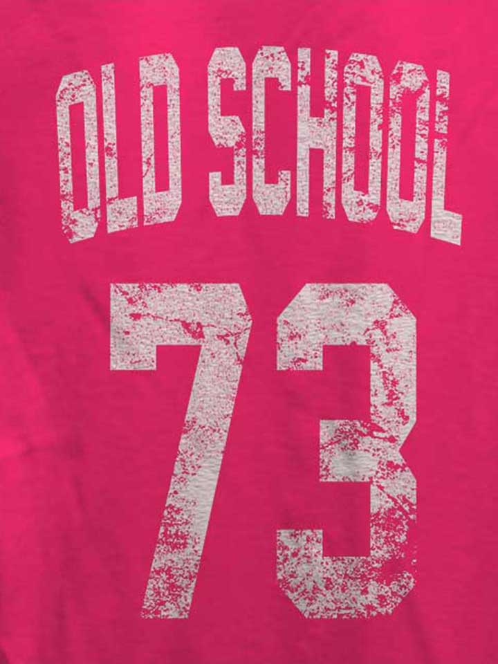 oldschool-1973-damen-t-shirt fuchsia 4