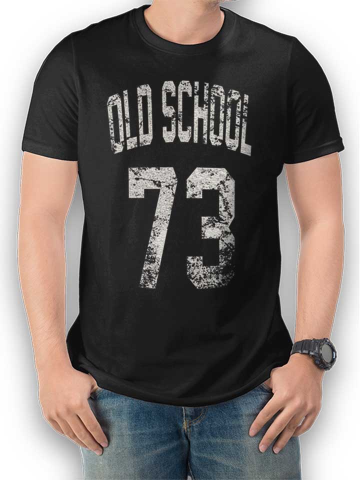 Oldschool 1973 T-Shirt schwarz L
