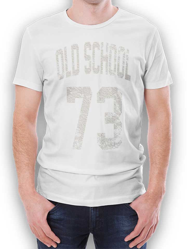 Oldschool 1973 T-Shirt weiss L
