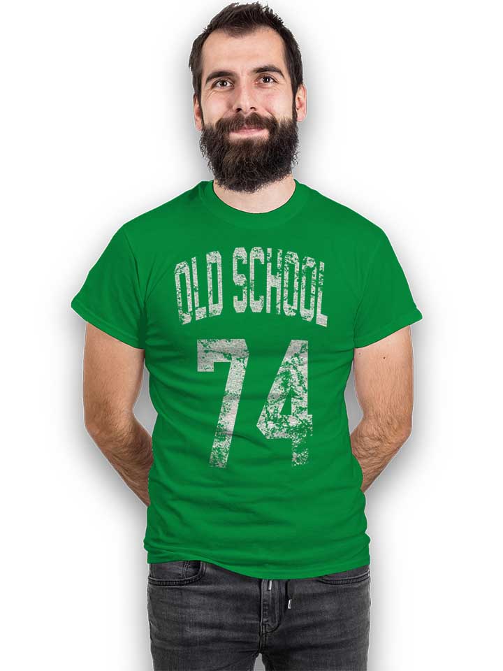 oldschool-1974-t-shirt gruen 2