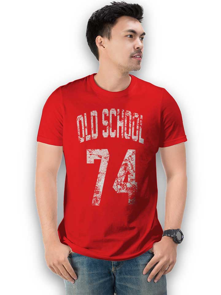 oldschool-1974-t-shirt rot 2