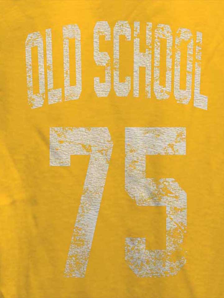 oldschool-1975-damen-t-shirt gelb 4