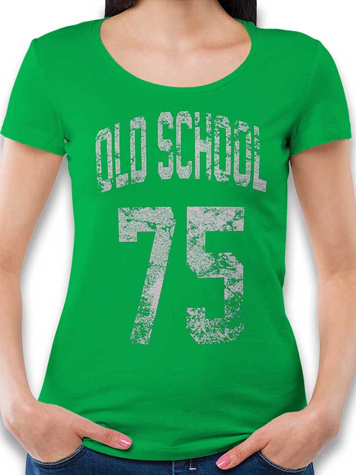 Oldschool 1975 Damen T-Shirt gruen L