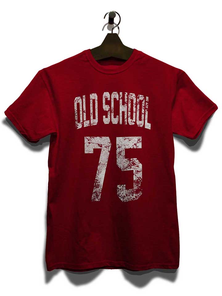 oldschool-1975-t-shirt bordeaux 3