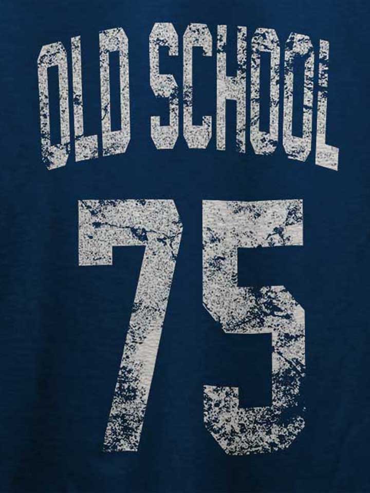 oldschool-1975-t-shirt dunkelblau 4