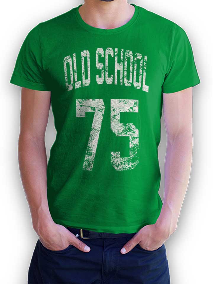 Oldschool 1975 Camiseta verde L