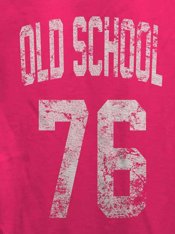 oldschool-1976-damen-t-shirt fuchsia 4