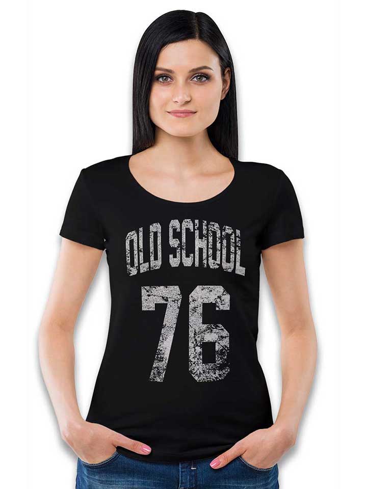 oldschool-1976-damen-t-shirt schwarz 2