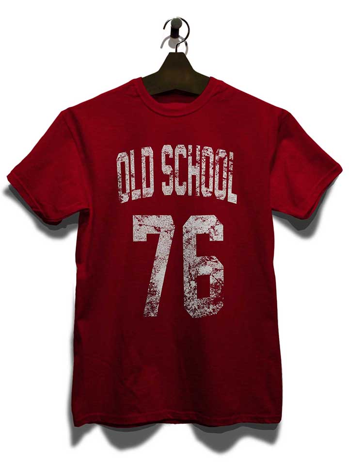 oldschool-1976-t-shirt bordeaux 3
