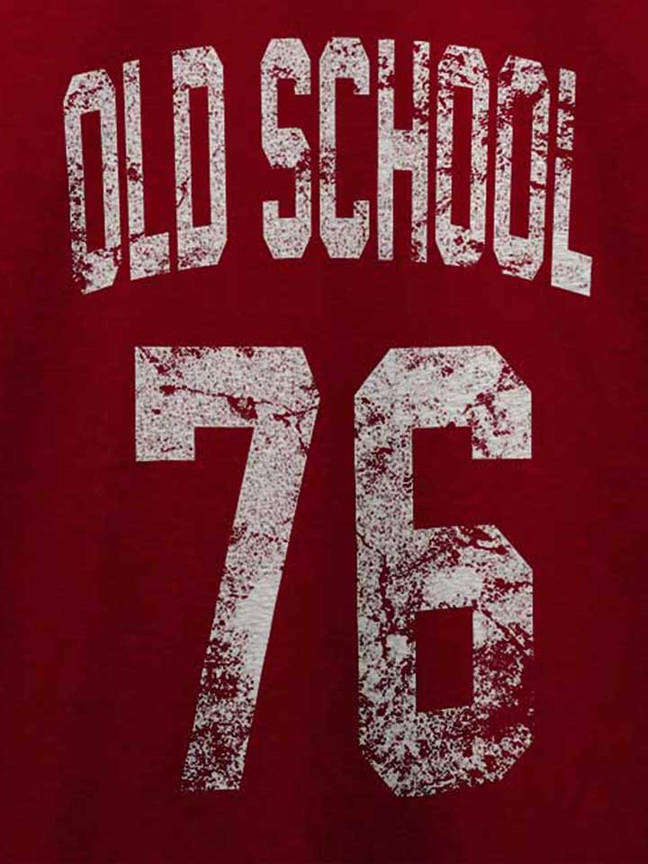 oldschool-1976-t-shirt bordeaux 4