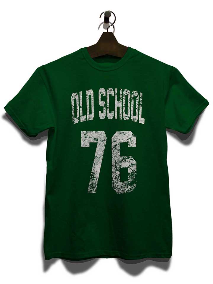 oldschool-1976-t-shirt dunkelgruen 3