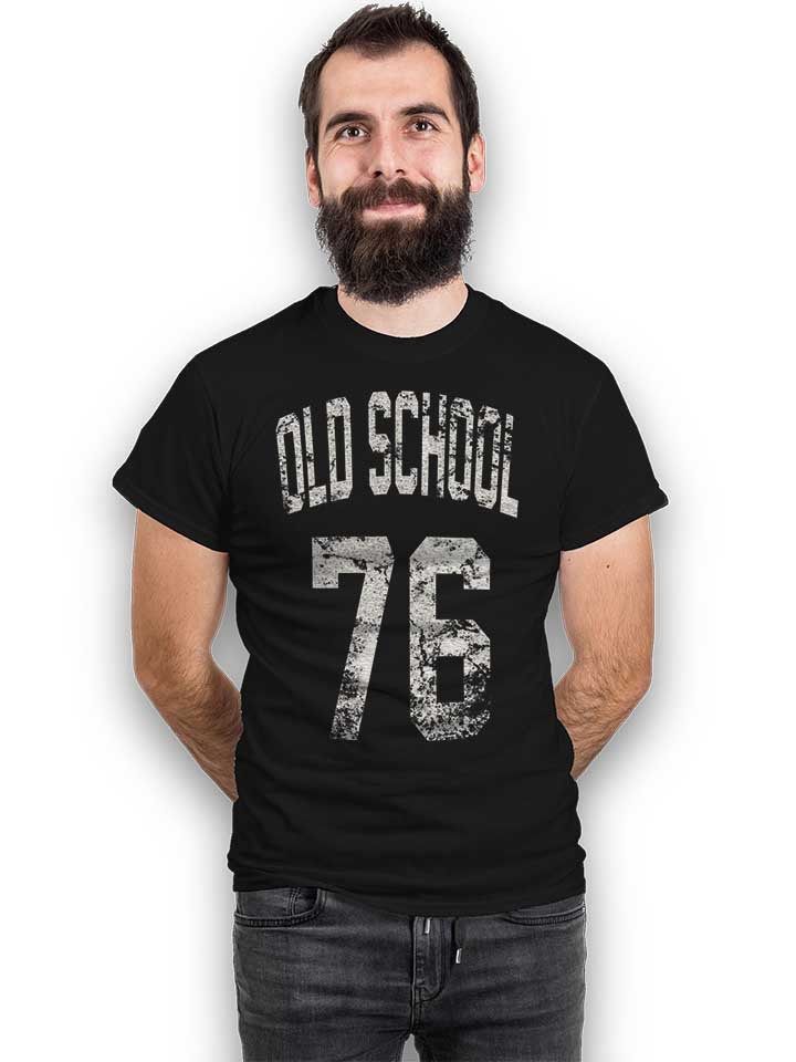 oldschool-1976-t-shirt schwarz 2