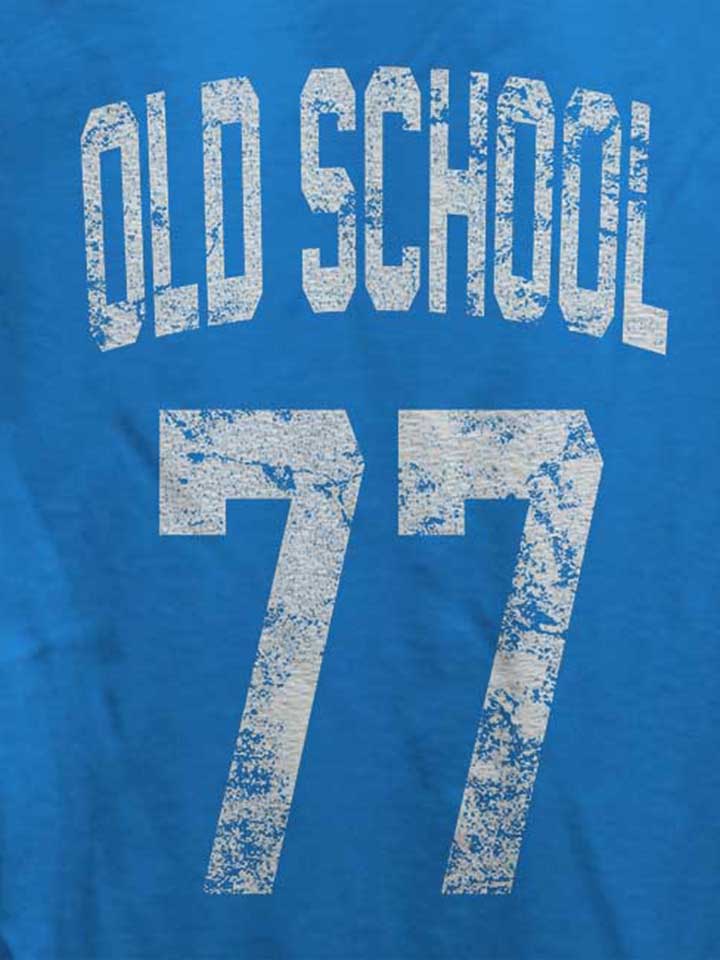 oldschool-1977-damen-t-shirt royal 4