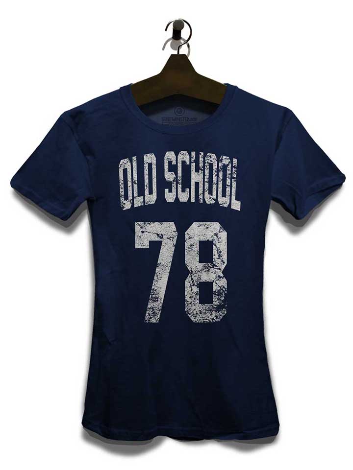oldschool-1978-damen-t-shirt dunkelblau 3