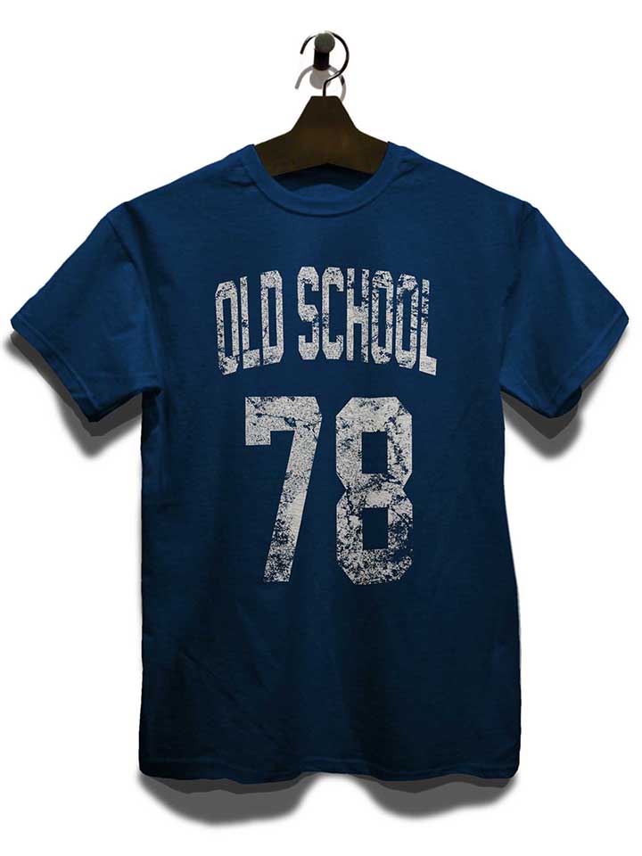 oldschool-1978-t-shirt dunkelblau 3