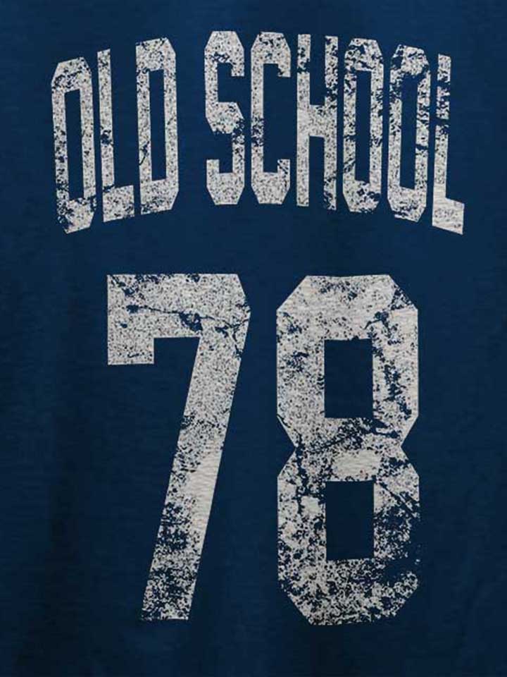 oldschool-1978-t-shirt dunkelblau 4