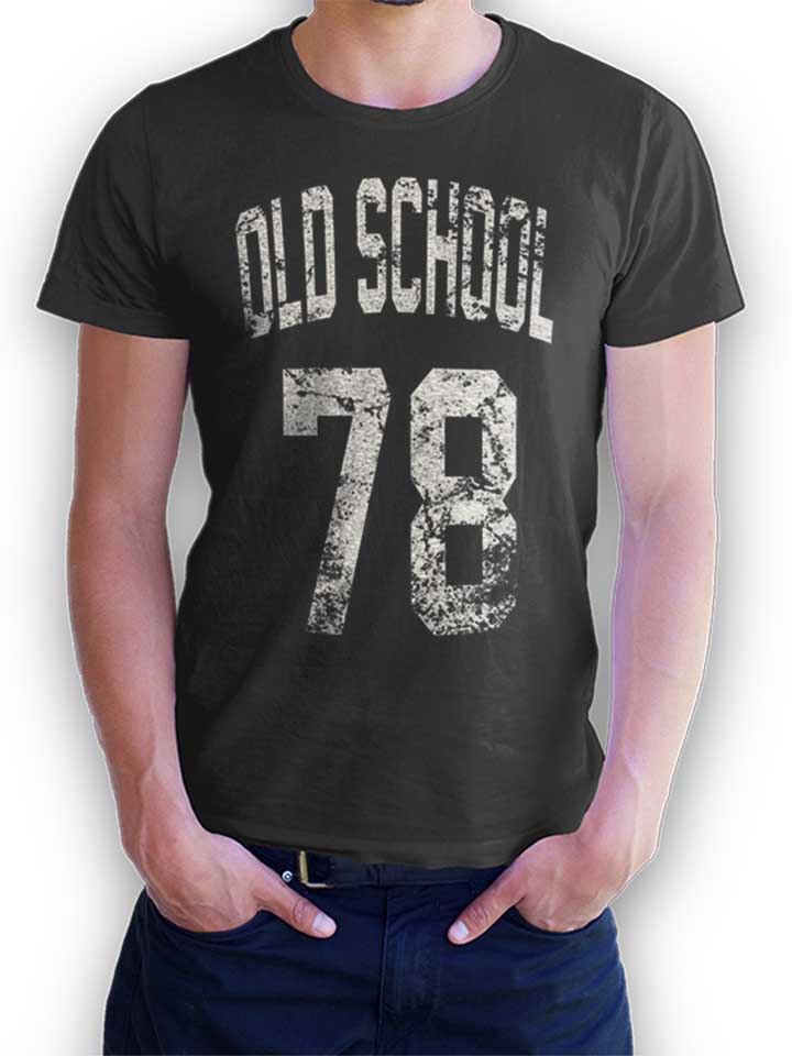 oldschool-1978-t-shirt dunkelgrau 1