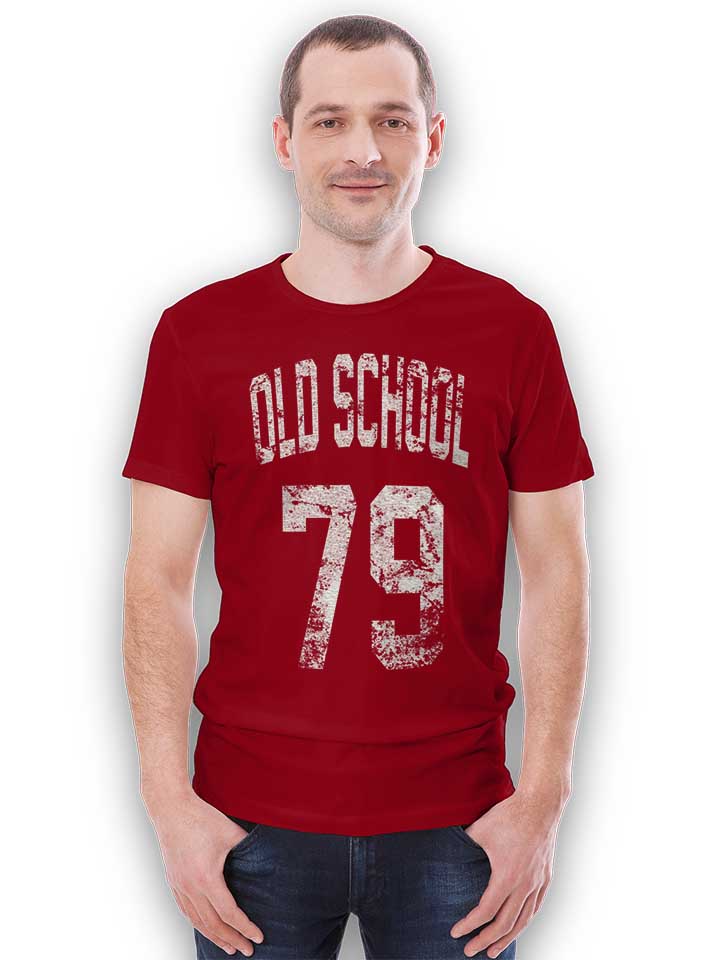 oldschool-1979-t-shirt bordeaux 2