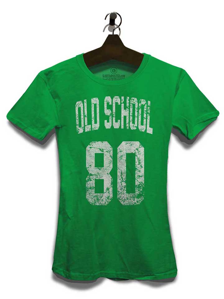 oldschool-1980-damen-t-shirt gruen 3