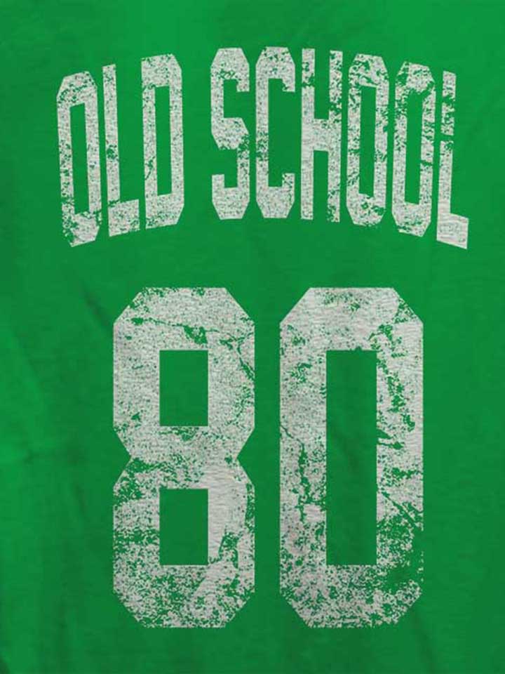 oldschool-1980-damen-t-shirt gruen 4