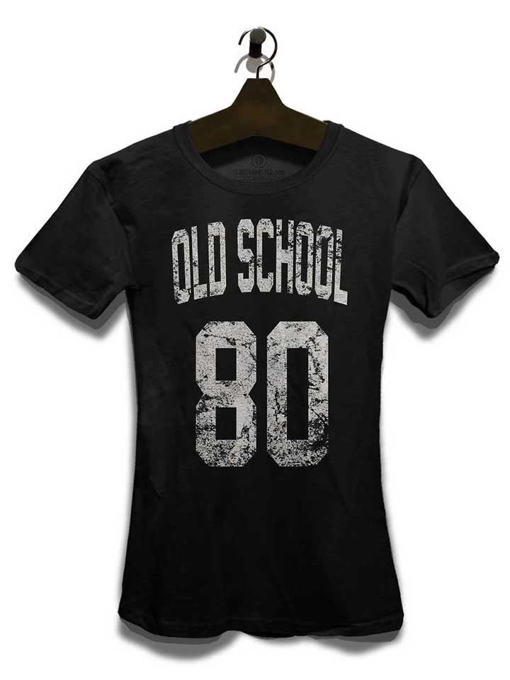 oldschool-1980-damen-t-shirt schwarz 3
