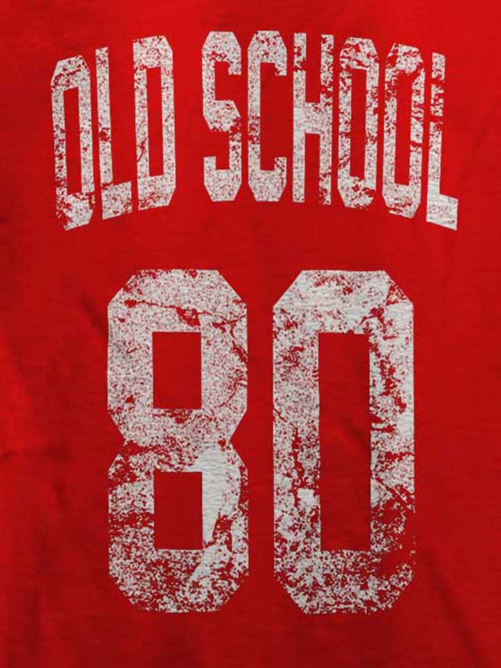 oldschool-1980-t-shirt rot 4