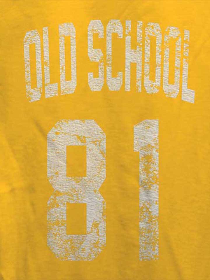 oldschool-1981-damen-t-shirt gelb 4