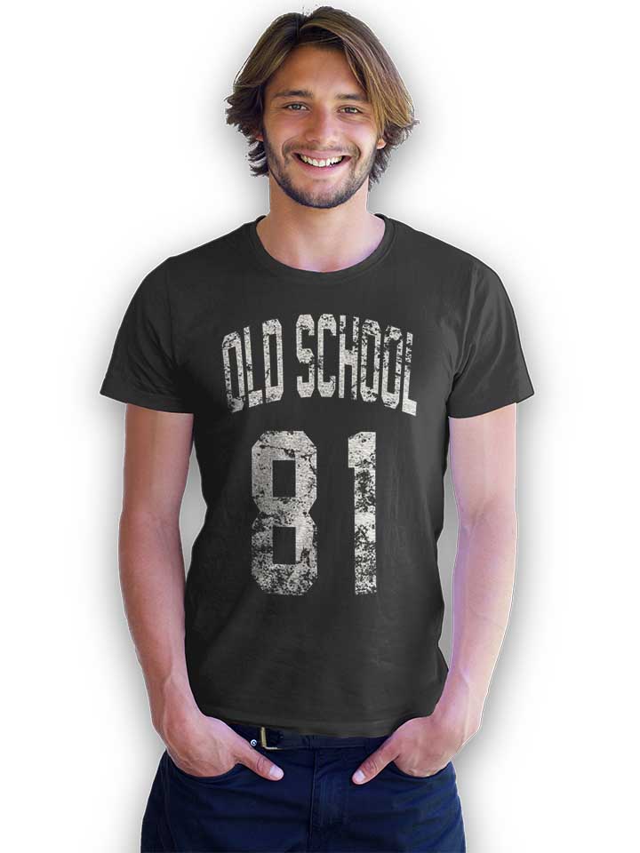 oldschool-1981-t-shirt dunkelgrau 2