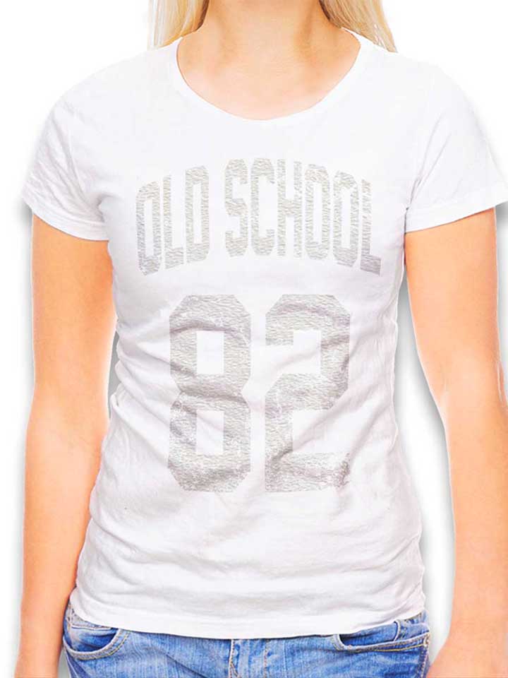 Oldschool 1982 Damen T-Shirt weiss L