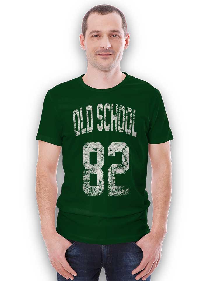 oldschool-1982-t-shirt dunkelgruen 2