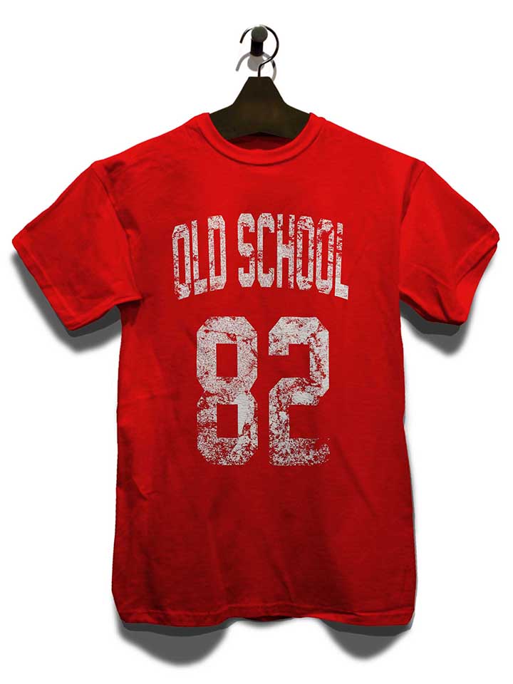 oldschool-1982-t-shirt rot 3