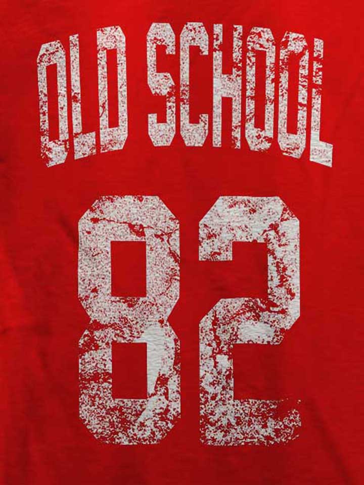 oldschool-1982-t-shirt rot 4