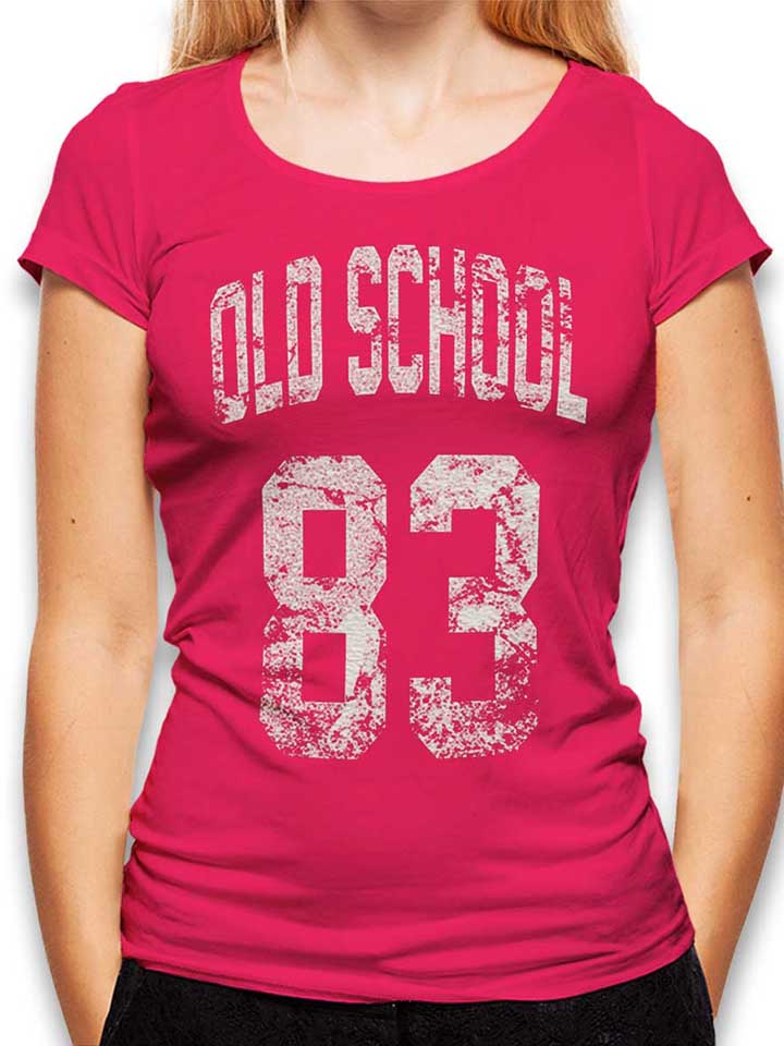 Oldschool 1983 Damen T-Shirt fuchsia L
