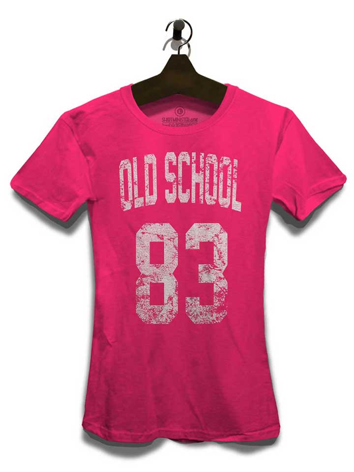 oldschool-1983-damen-t-shirt fuchsia 3