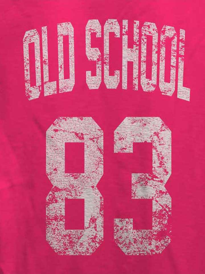 oldschool-1983-damen-t-shirt fuchsia 4